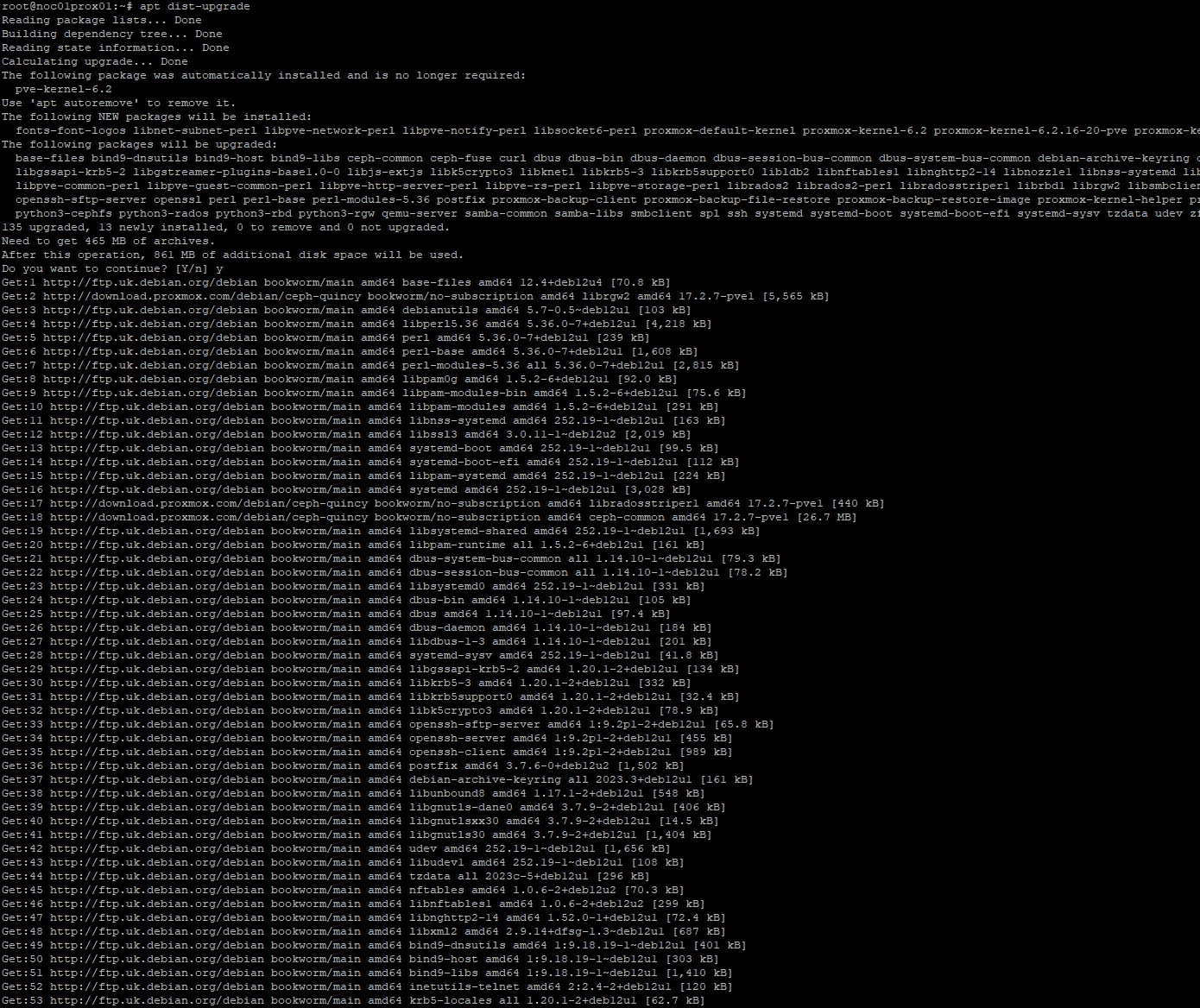proxmox ve apt get update error e: failed to fetch... Proxmox 8 Failing to Update – No Subscription Package Update ...