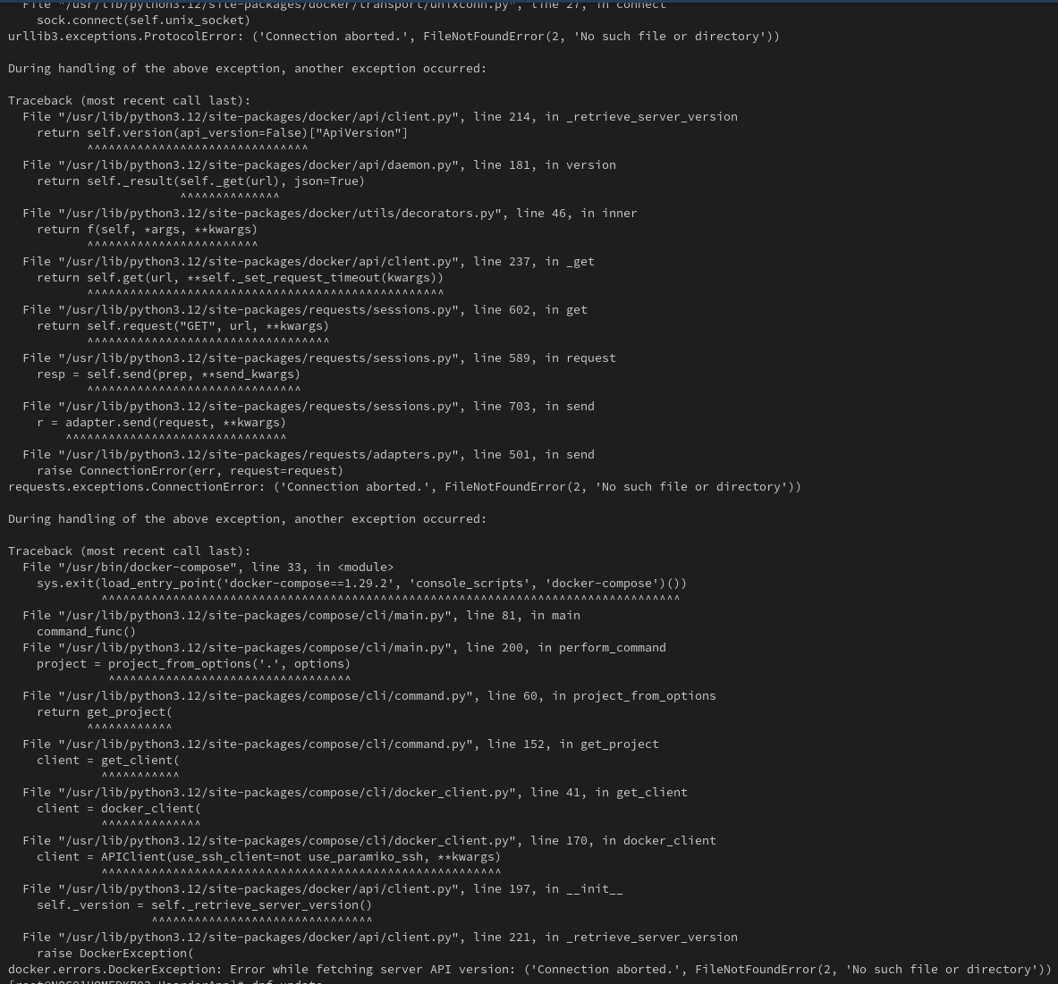 How To Resolve Docker Compose Launching Python Modules Errors ...